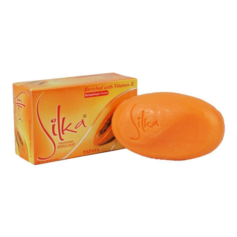 Made in the Philippines Silka Whitening Herbal Soap Papaya